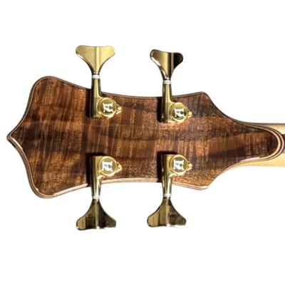 Alembic Stanley Clarke Sign Deluxe, Walnut/ Ebony / Red Side LED's 9.3 LBS *IN STOCK* image 13