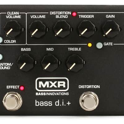 MXR M80 Bass D.I.+ Bass Distortion Pedal  Bundle with Behringer TU300 Chromatic Tuner Pedal image 2