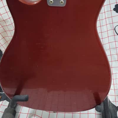 1960's Kapa Continental guitar, rare clear cherry red finish, 100% image 10