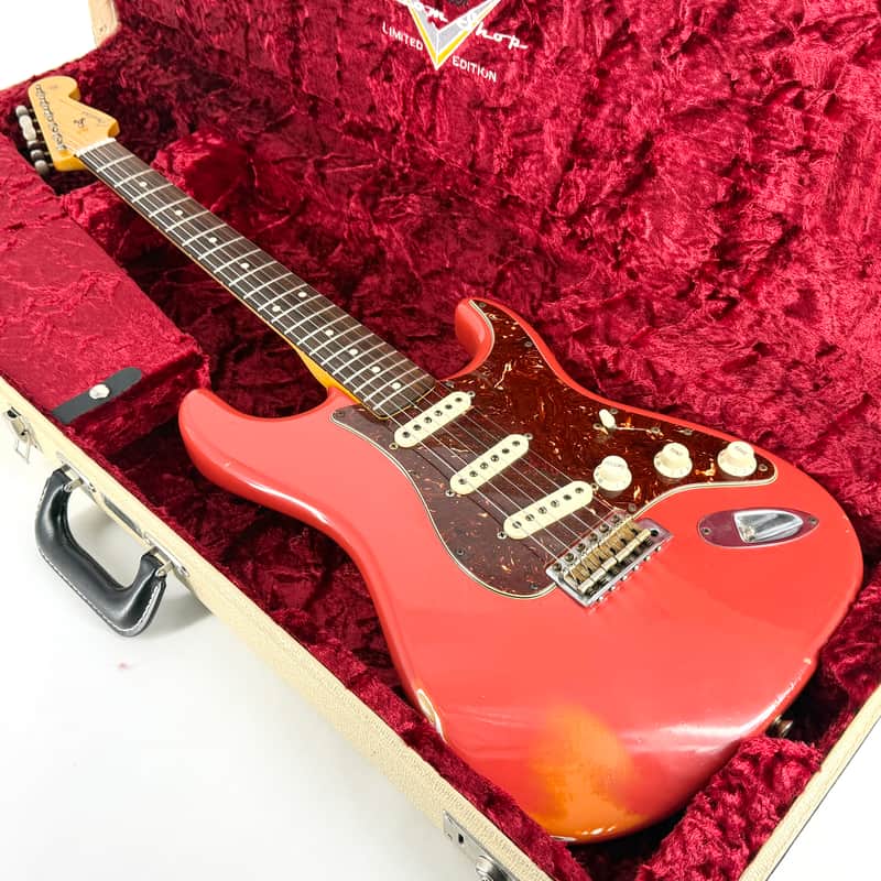 2010 Fender Custom Shop Limited Edition ’62 Stratocaster Relic Abby Ybarra - Fiesta Red image 1