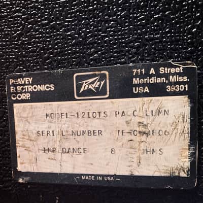 Peavey 260 Standard PA mixer-amp and 2X T300 speaker cabs 1975 image 10
