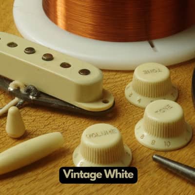 Relic Vintage Style Stratocaster Strat Plastics Set Covers Knobs & Tips image 5
