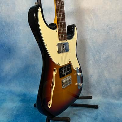 2011 Fender Japan Pawn Shop '72 Semi-Hollow Sunburst w/ Shop Tags, MIJ image 5