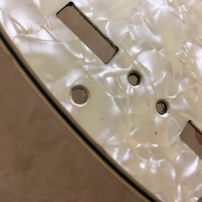 Aged Vintage Reissue USA Relic Pickguard Fender Mustang Guitar Aged Cream Pearl image 18
