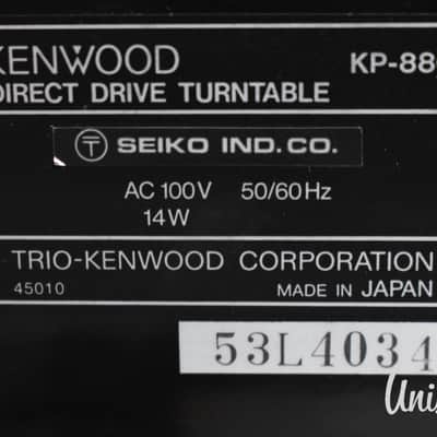 Kenwood KP-880DⅡ Direct Drive Turntable in Very Good Condition image 23