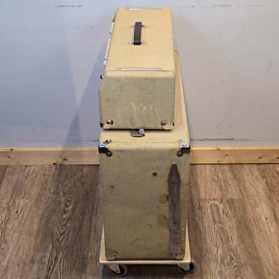1961 Fender Bandmaster 40-Watt 2-Channel 1x12" Piggyback Guitar Amp - Brown panel image 23