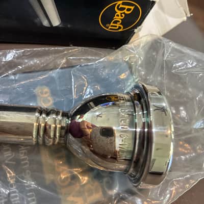 Bach 3416HAL Large Shank Trombone Mouthpiece - 6-1/2 AL Cup 2010s - Silver-Plated image 2