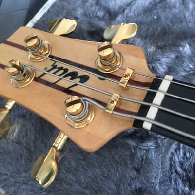 WAL MK1 Fretless Bass - 1985 - Sycamore Facings image 8