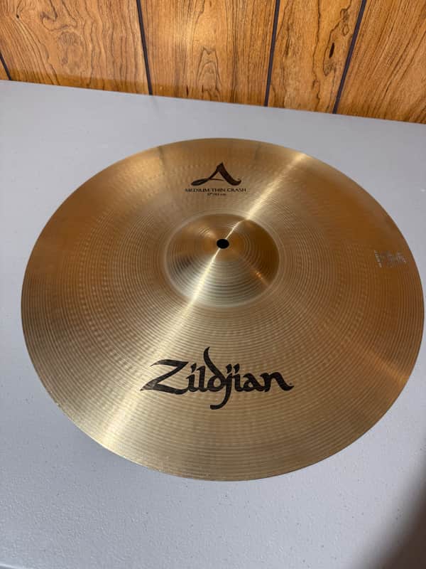 Zildjian 17 inch A Medium-thin Crash Cymbal 2022 - Traditional finish image 1