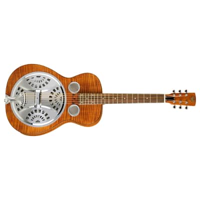 Dobro Hound Dog Deluxe Round Neck Vintage Brown Epiphone image 7