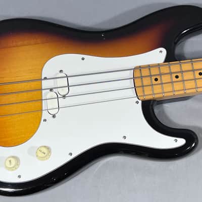 '80's Squier Bullet Bass B-34 3-Color Sunburst image 3
