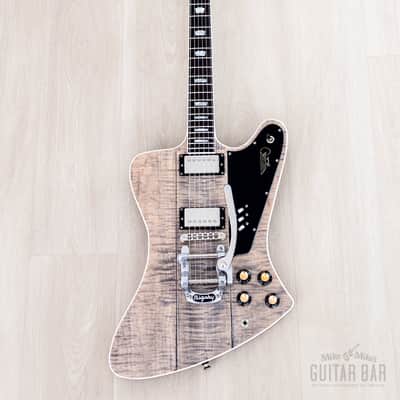 2023 Kauer Banshee Deluxe Stonewash Flame Top, Near-Mint w/ Wolfetone & Bigsby image 2