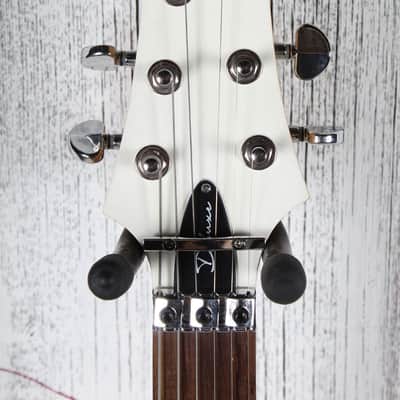 Schecter C-6 Deluxe Solid Body Electric Guitar Satin White Finish image 10