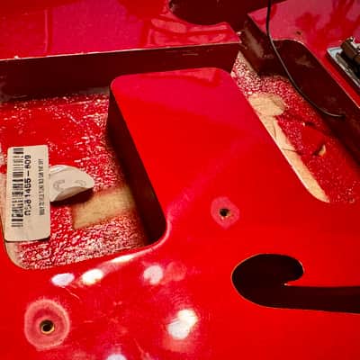 Fender AVRI '72 Telecaster Thinline 2011 - Candy Apple Red W/ Coma CuNiFe pickups image 15