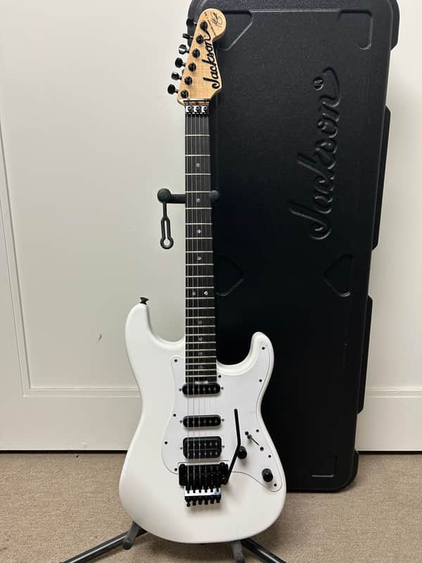 Jackson USA Series Adrian Smith Signature San Dimas SD Electric Guitar - Snow White image 1
