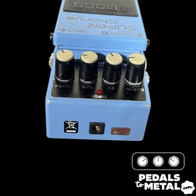 Boss CH-1 Super Chorus (Dark Gray Label) 2001 - Present - Blue - X15173 image 4