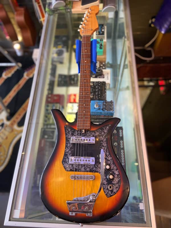 Teisco Sunburst ET-200 Checkmate Tulip image 1
