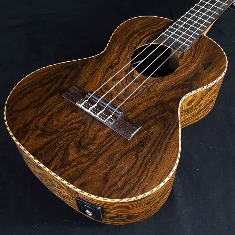 Kala KA-BFTE Butterfly Series Bocote Acoustic/Electric Tenor Ukulele w/ EQ Satin Natural image 1