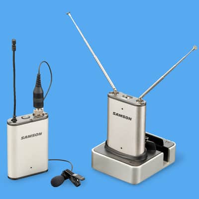 Samson AirLine Micro Camera Wireless Lavalier Mic System - Channel N4 (644.750 MHz) 2020-2023 - Silver image 2