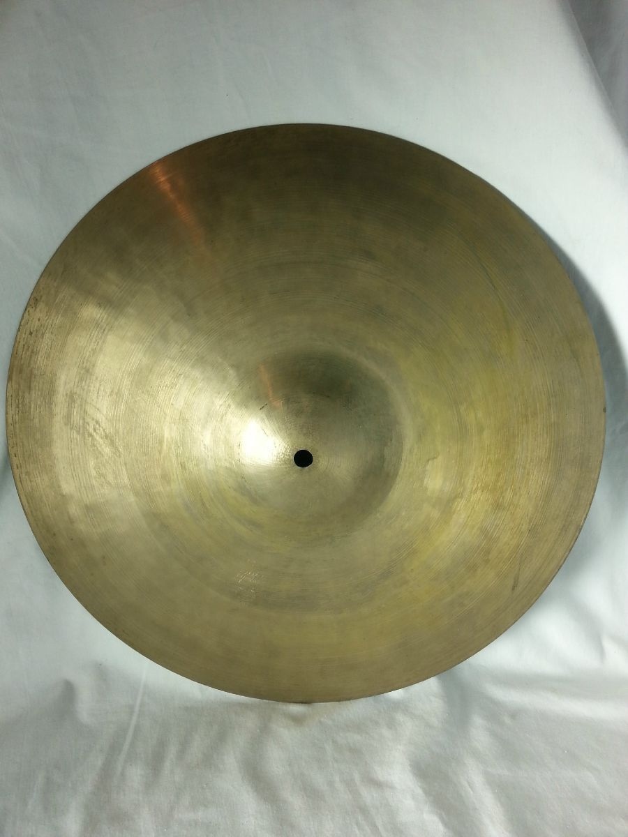 Zanchi Vibra 15" Thin 1010g Crash/Hi-Hat Cymbal Vintage 60s Italy Zanki B20* — main photograph