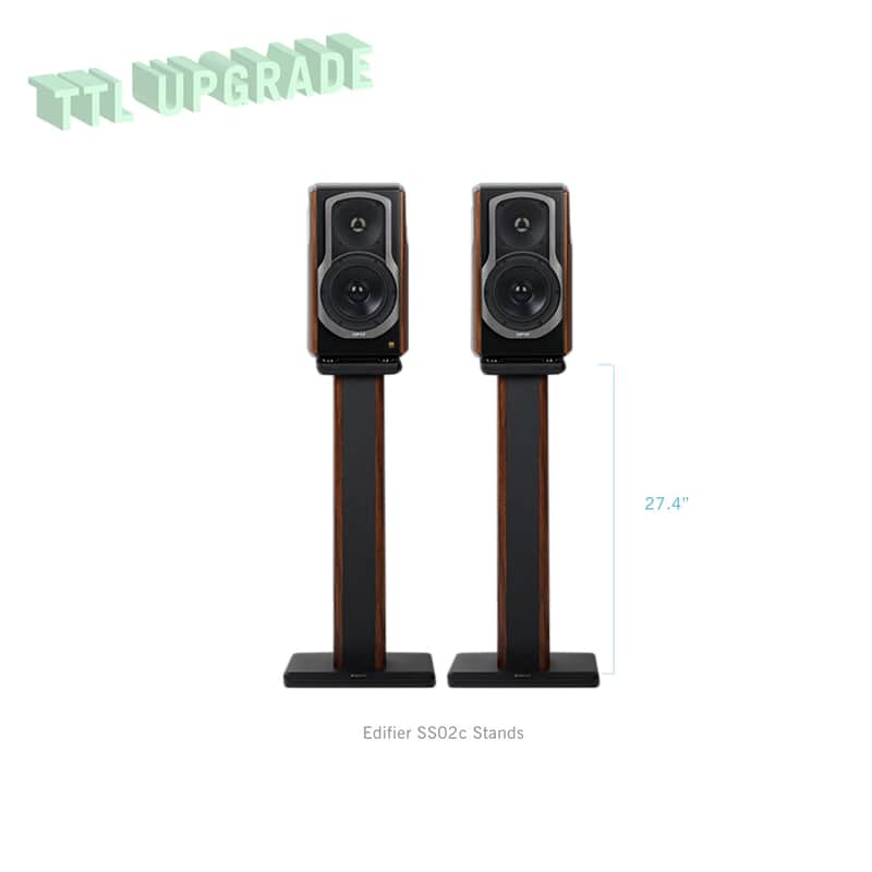 Edifier: S2000 MKIII Powered Bookshelf Speaker w/ Bluetooth +Speaker Stand Bundle image 1