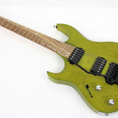 Kiesel *Left-Handed* Vader Neck-Thru 6 - Trans Moss Green w/ OHSC image 3