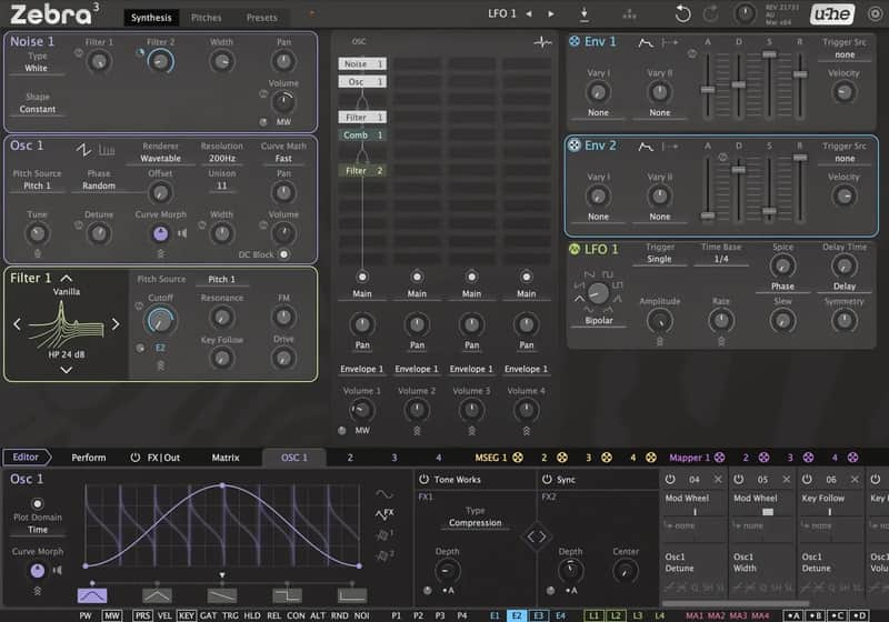 u-he Zebra 3 (Download) <br> image 1