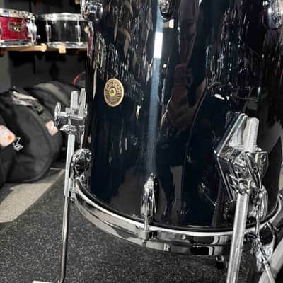 Gretsch USA Custom 3-Piece 12/14/20 Drum Kit Set in Solid Black Nitron image 3