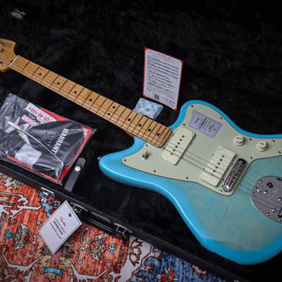 FENDER MIJ Hybrid II Jazzmaster FMT "Celeste Blue + Maple" (2024) image 1