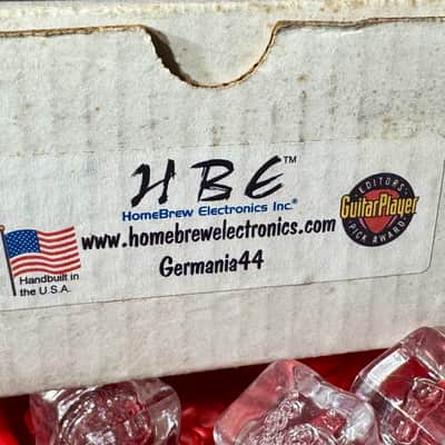 HBE Home Brew Electronic GERMANIA 44 LIMITED EDITION 2005 - METALLIC PURPLE TREBLE BOOSTER image 15