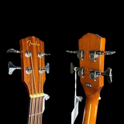 Fender CB-60SCE Electro Acoustic Bass, Natural image 6