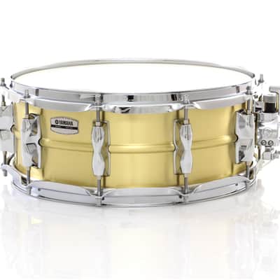 Yamaha 14 x 5.5-Inch Recording Custom Brass Snare Drum image 3