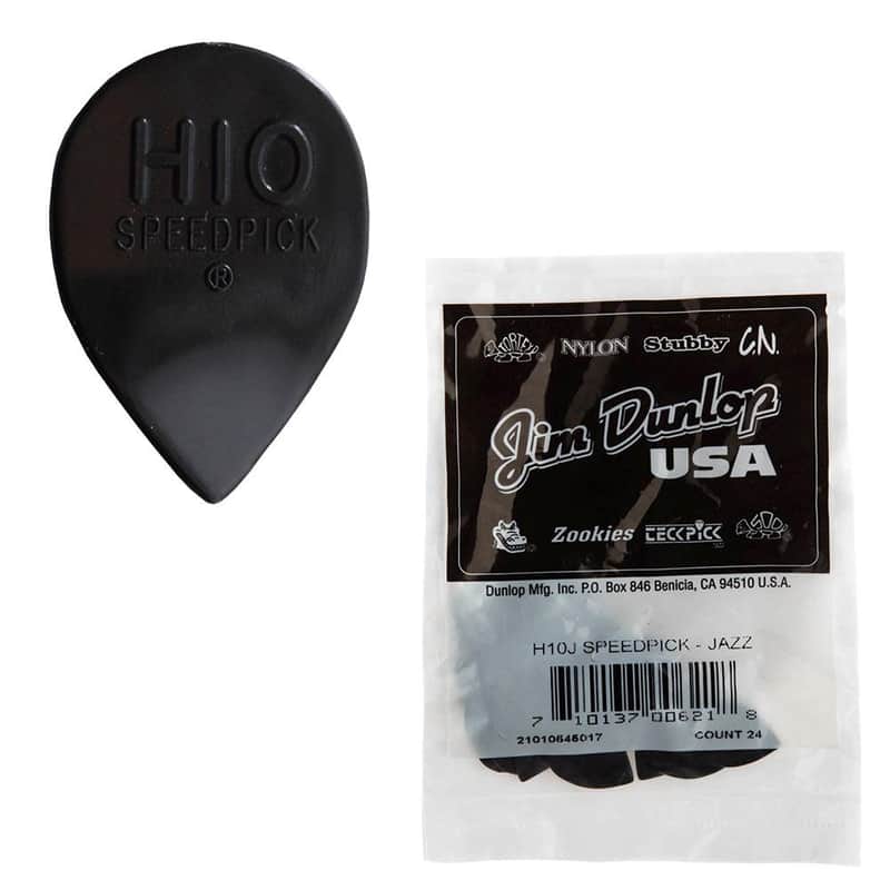 Dunlop H10J Speedpick Jazz Heavy Guitar Picks (24-Pack) image 1