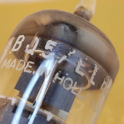 Amperex PERFECT Tight Matched Pair (2) EL84 6BQ5 tNOS AT1000 TESTED Vacuum Tubes Heerlen Holland beam power pentode 1960-1975 image 14