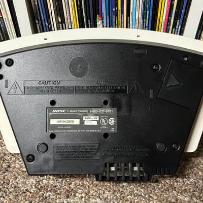 Bose Wave Radio Model AWR1-1W White w/ Remote & Cord PARTS/REPAIR READ image 8