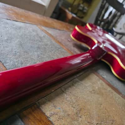 Epiphone Dot CH semi-hollowbody w/ohsc 2014 - cherry red image 7