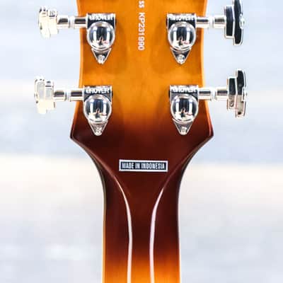 D'Angelico Premier SS Dark Iced Tea Burst Flame Maple Electric Guitar w/Bag image 8