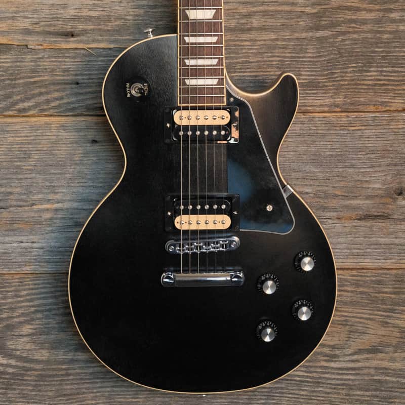 Used Gibson Les Paul Traditional Pro V Satin - Black w/OHSC image 1
