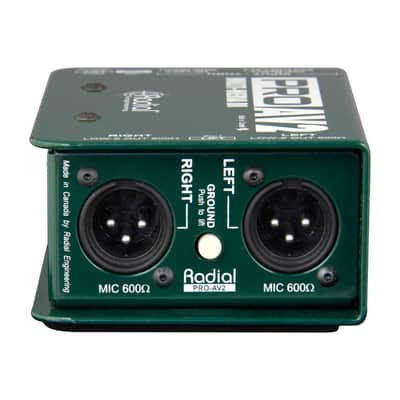 Radial Engineering ProAV2 Stereo Passive Multimedia Direct Box Bundle w/Pig Hog Mic Cable and Liquid Audio Polishing Cloth image 6