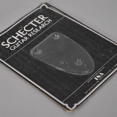 1980s Schecter USA 3-Bolt Neck Plate Black Sealed NOS image 2
