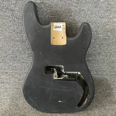 Black 4 String Precision P Bass Style Basswood Body image 1