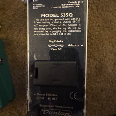 Dunlop 535Q Cry Baby Multi-Wah 1994 - Present - Black image 2