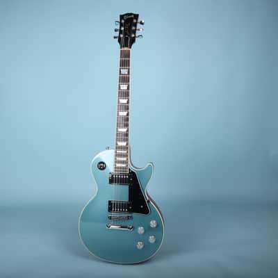 2019 Gibson Les Paul Modern Electric Guitar Faded Pelham Blue image 2