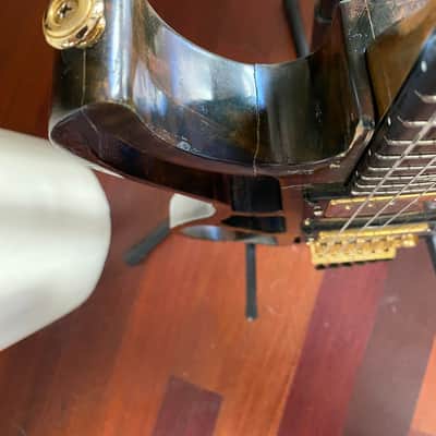 Handmade Electric Guitar - Custom Build See Through Body - Brown Nitro Finish. image 10