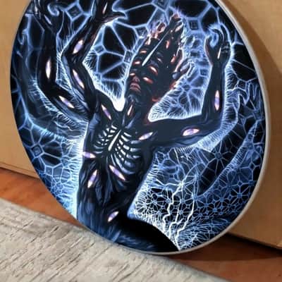 Tool, PAIR of The Great Turning 22" Bass Drumheads, Danny Carey image 2