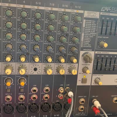 Yamaha EMX512SC 12-Channel Powered Mixer 500W Tested Working image 9