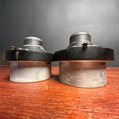 RCF TW 50 Horn Driver Pair 1966  - Brushed Steel image 2