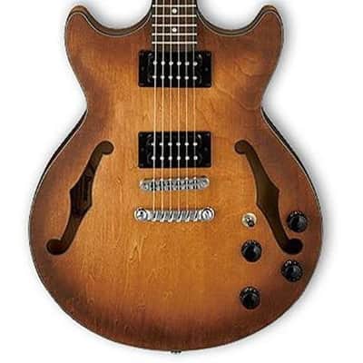 Ibanez AM73B Hollow Body Electric Guitar (Tobacco Flat) image 1