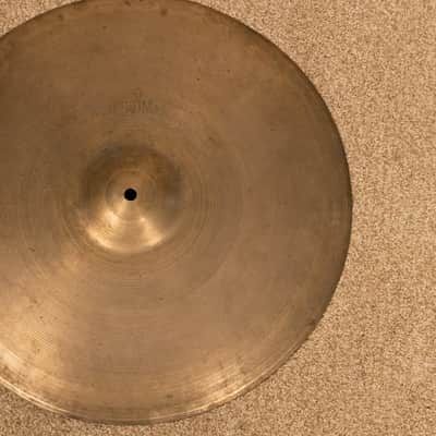 1950s Zildjian 16" A Trans Stamp Crash Cymbal 1047g image 1