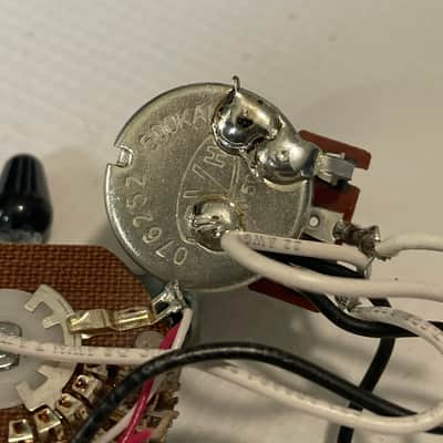 2020's Era MIM Charvel San Dimas Pro Mod Style 1 Guitar Complete Electronics Wiring Volume Pot Jack image 8